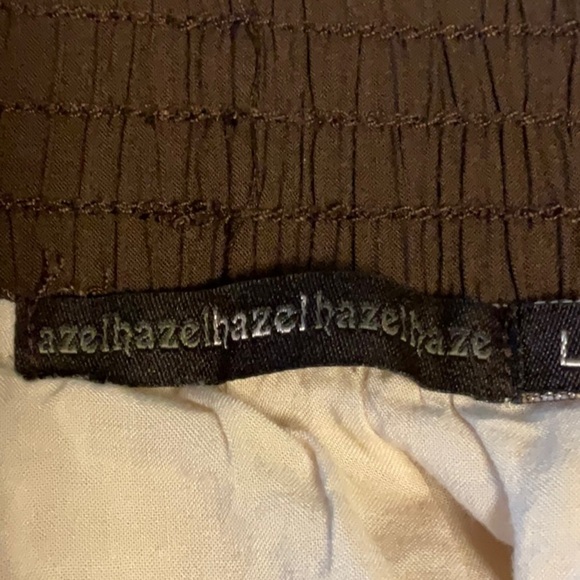 Chic Cream and Brown Mini Skirt - Picture 4 of 5